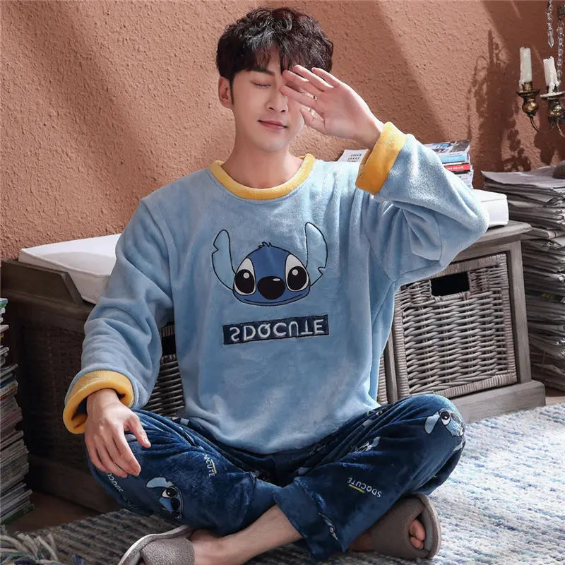 Pyjama Stitch Couple