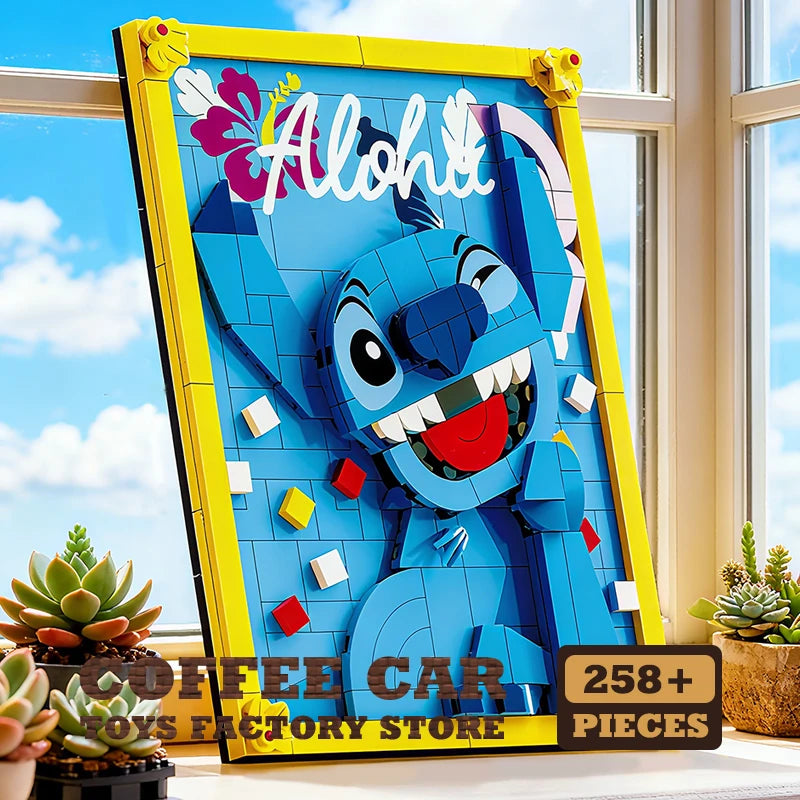 Lego Tableau Stitch