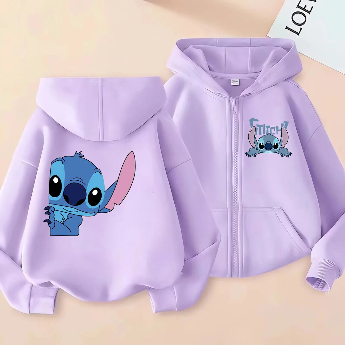 Gilet à Capuche Enfant Stitch Fille