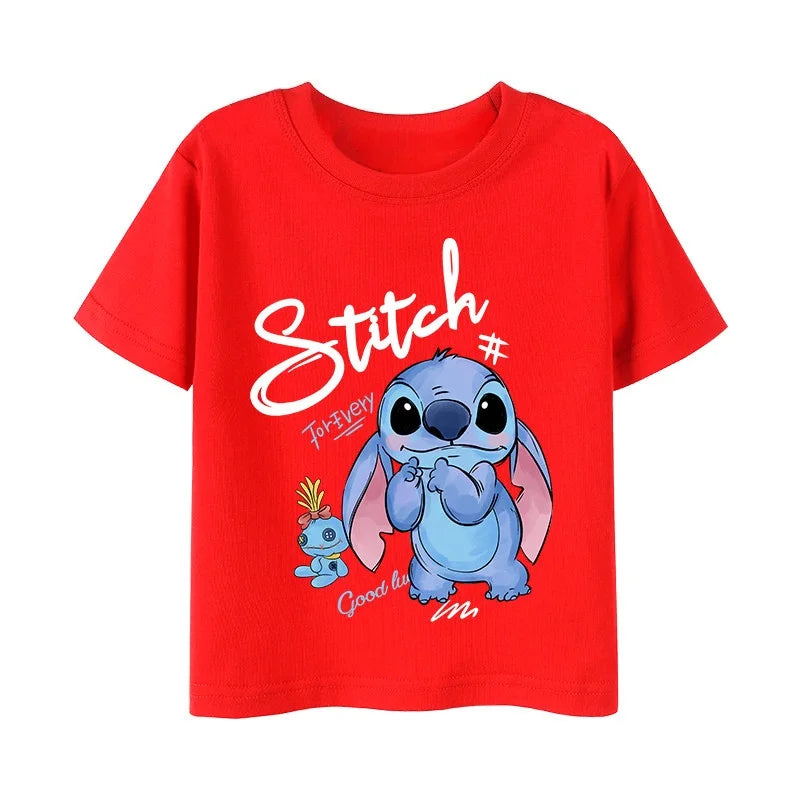 T-shirt Couple Stitch et Angel
