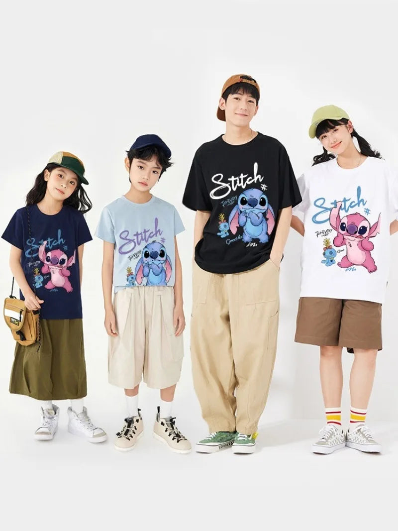 T-shirt Couple Stitch et Angel
