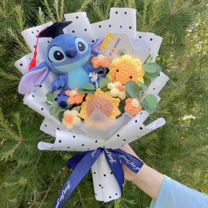 Bouquet Peluche Stitch Diplomé