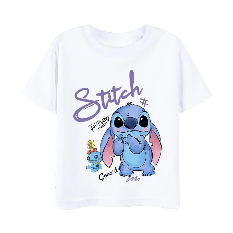 T-shirt Couple Stitch et Angel
