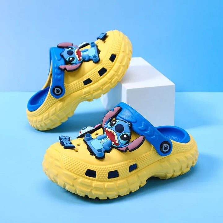 Chausson Crocs Enfant Stitch Jaune