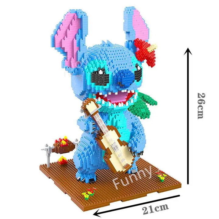 Bloc De Construction Stitch Guitare