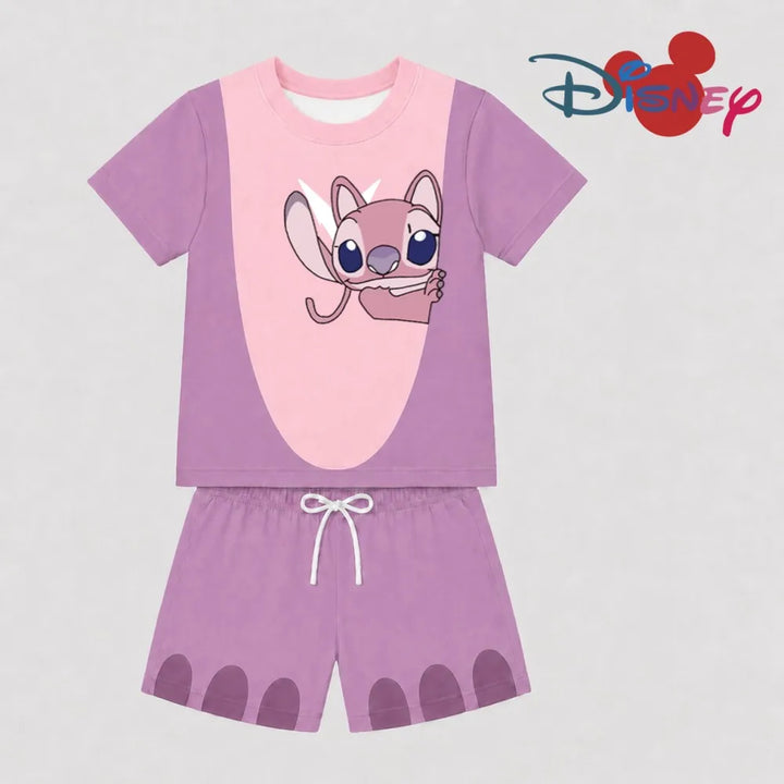 Pyjama Short Enfant Stitch Rose