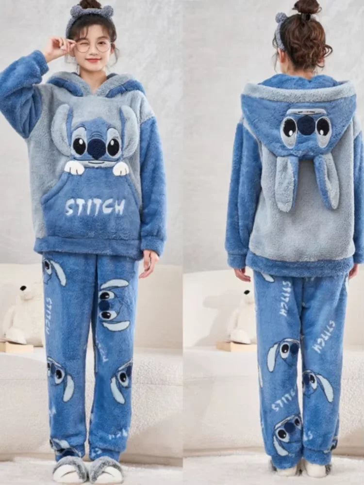 Pyjama Hiver Couple Stitch