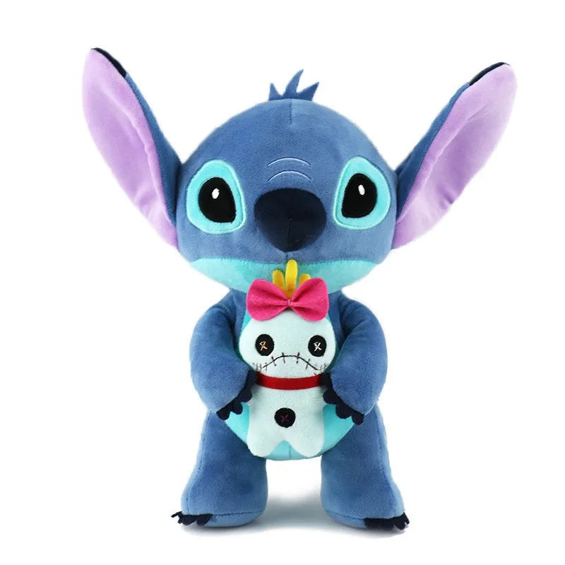 Doudou Stitch Avec Sa Poupée Scrump