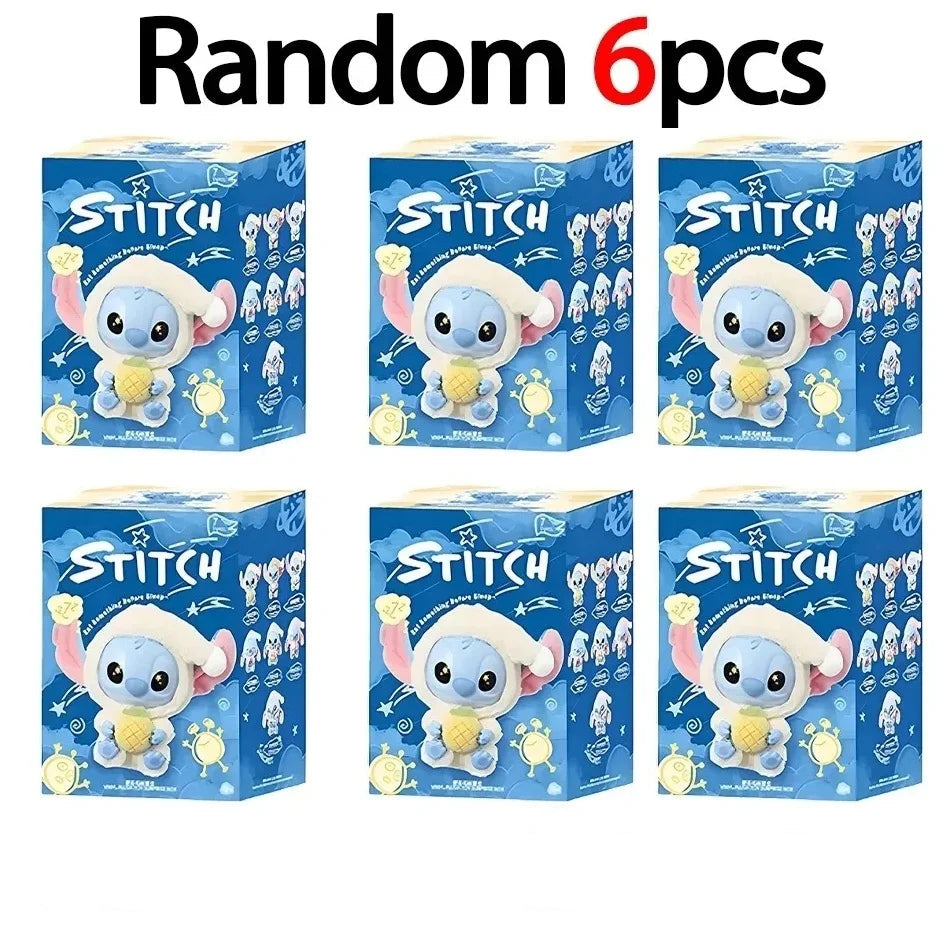 Labubu Stitch Eat Something Boite 6pcs