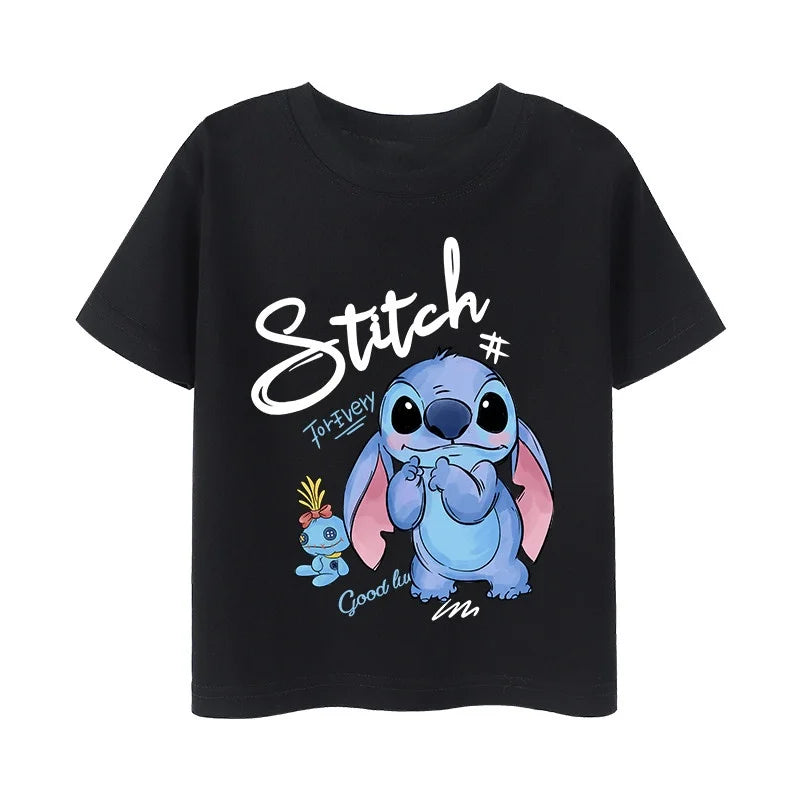 T-shirt Couple Stitch et Angel
