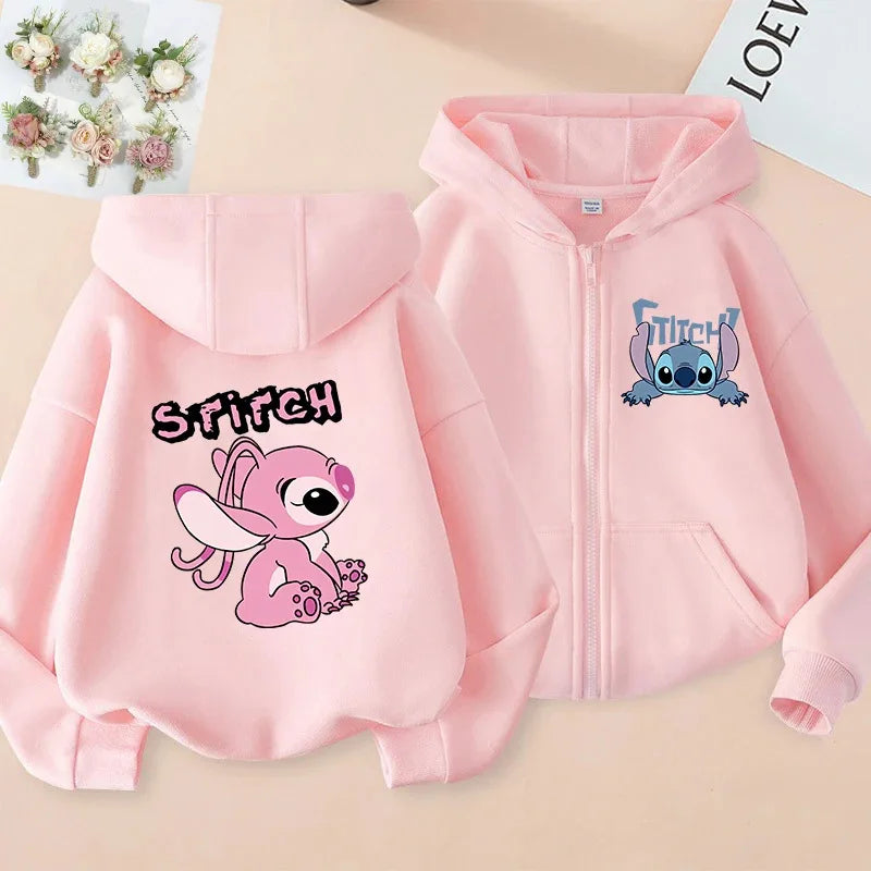 Gilet à Capuche Enfant Stitch Angel