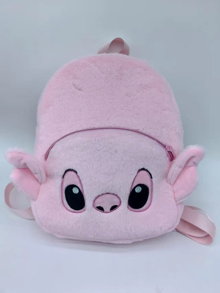 Sac Stitch Peluche Rose Clair