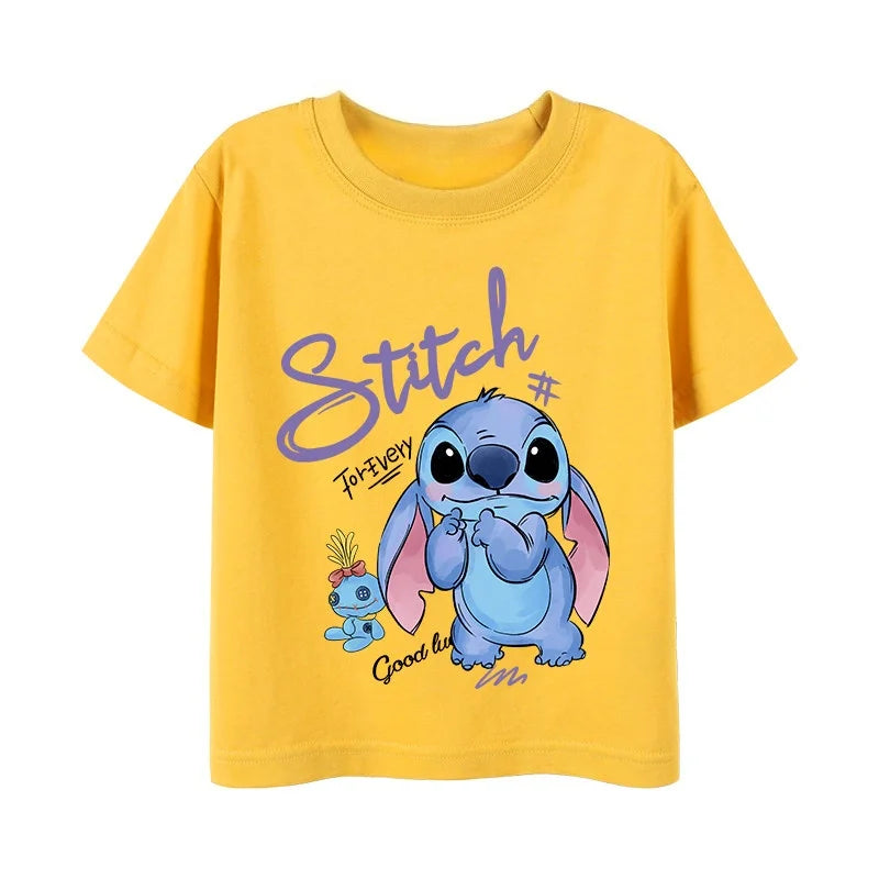 T-shirt Couple Stitch et Angel