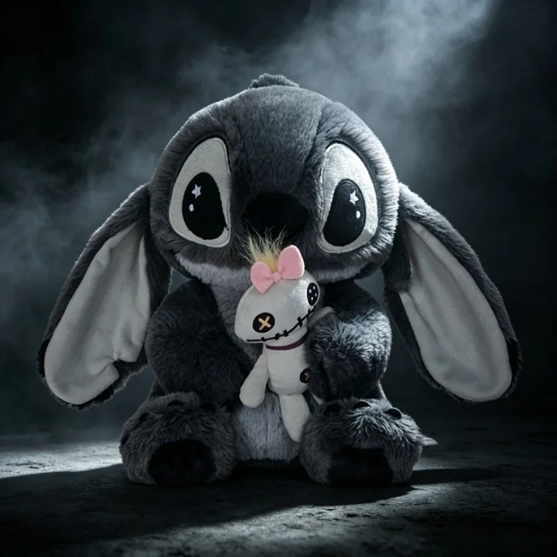 Peluche Stitch Noir et Scrump